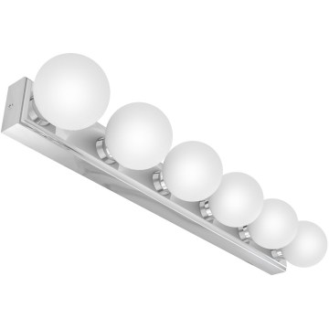 Open Design OR85693 - Applique murale de salle de bains MERINO 6xG9/8W/230V 61 cm IP44 chrome brillant