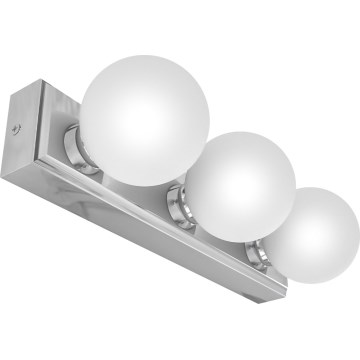 Open Design OR85709 - Applique murale MERINO pour salle de bains 3xG9/8W/230V 30 cm IP44 chromé brillant