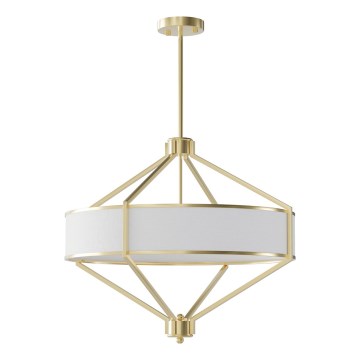 Open Design OR85839 - Lustre sur tige ZUNDO 4xE27/15W/230V laiton/blanc
