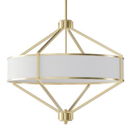 Open Design OR85839 - Lustre sur tige ZUNDO 4xE27/15W/230V laiton/blanc