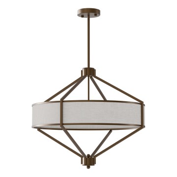 Open Design OR85846 - Lustre sur tige ZUNDO 4xE27/15W/230V marron/beige