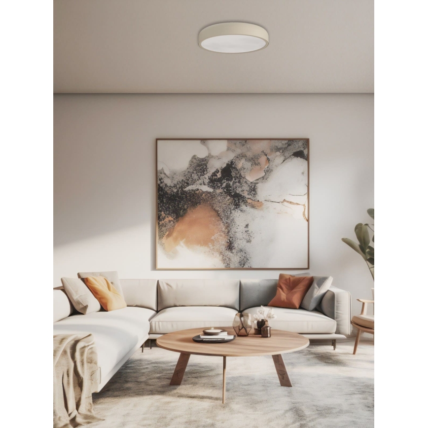 Open Design OR85969 - Plafonnier LED CEDRONE 25W/230V 3000/4500/6500K Ø 30 cm beige