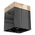 Open Design OR86300 - Spot CUBO 1xG9/8W/230V noir/or rose