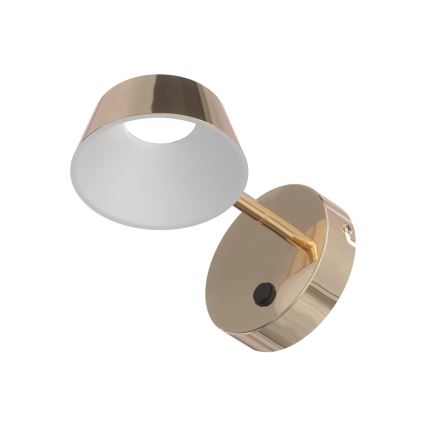 Open Design OR86539 - Applique murale TIMO LED/6W/230V, 3000/4500/6500K, laiton