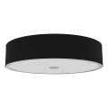 Open Design OR86560 - Plafonnier ZALINDRO 4xE27/15 W/230 V Ø 54,5 cm noir/chrome brillant