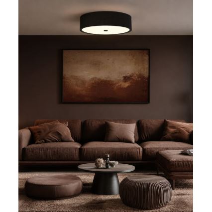 Open Design OR86584 - Plafonnier ZALINDRO 4xE27/15W/230V Ø 54,5 cm noir