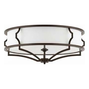 Open Design OR86607 - Plafonnier STESSO 4xE27/12W/230V Ø 65 cm, marron