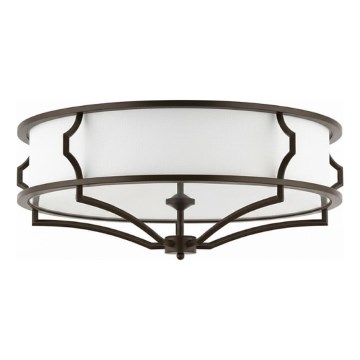 Open Design OR86614 - Plafonnier STESSO 6 x E27 / 12 W / 230 V, Ø 85 cm, marron