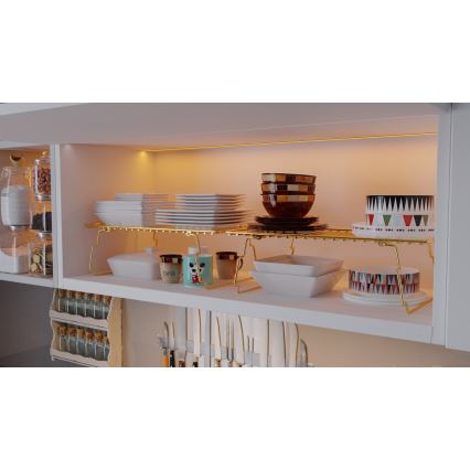 Organisateur d'étagère 42x19 cm doré