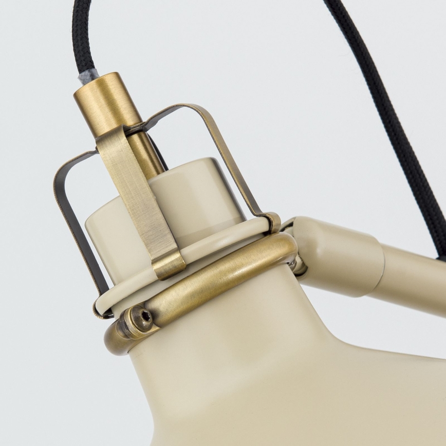 Lampadaire SCHILLER 1xE27/40W/230V crème/bronze
