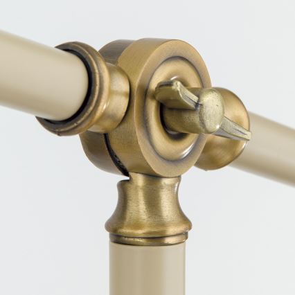 Lampadaire SCHILLER 1xE27/40W/230V crème/bronze