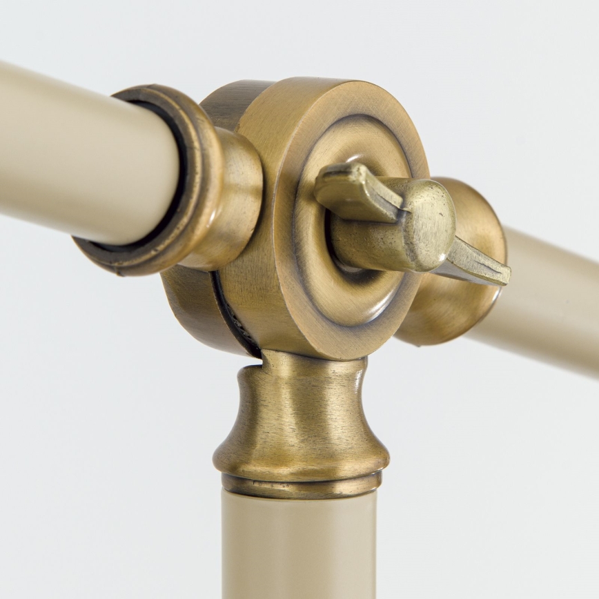 Lampadaire SCHILLER 1xE27/40W/230V crème/bronze