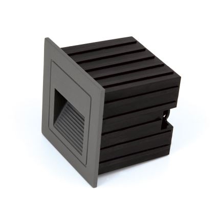 Luminaire encastrable LORO LED/2W/230V IP65 anthracite