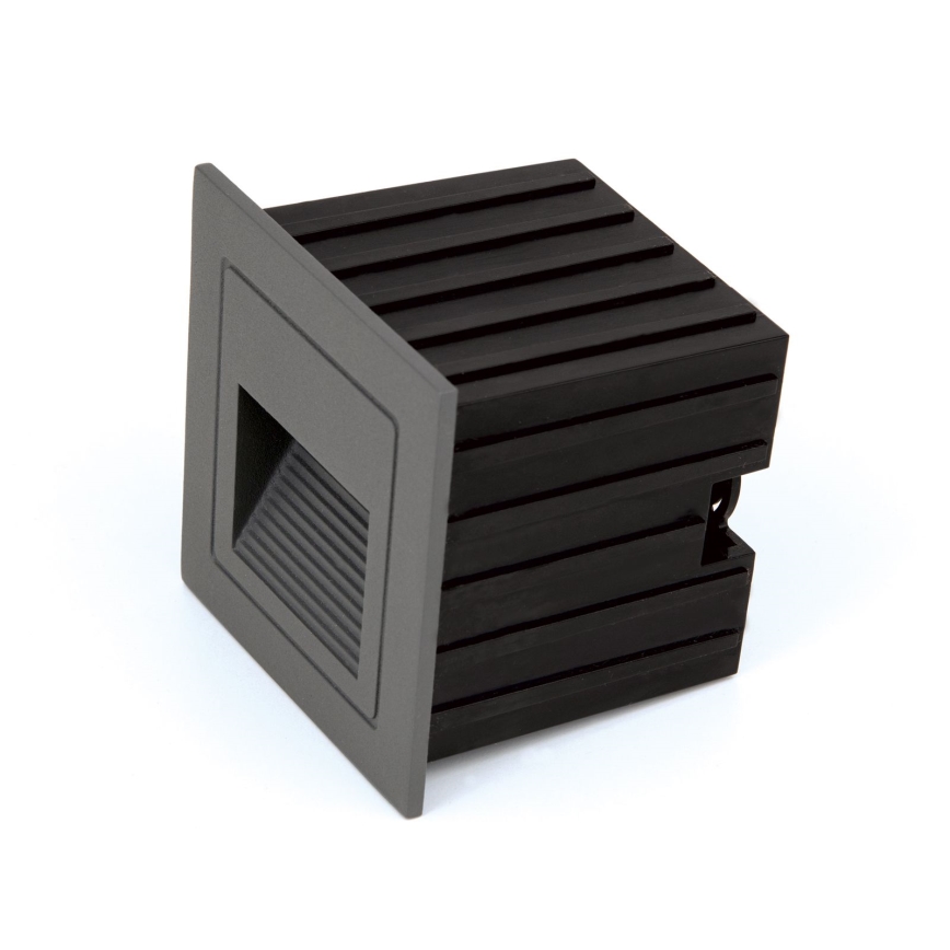 Luminaire encastrable LORO LED/2W/230V IP65 anthracite