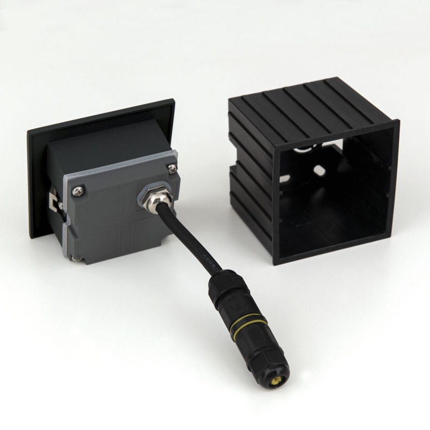 Luminaire encastrable LORO LED/2W/230V IP65 noir