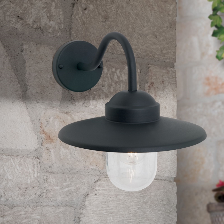 Applique murale extérieure EDWARD 1xE27/60W/230V IP44 noir