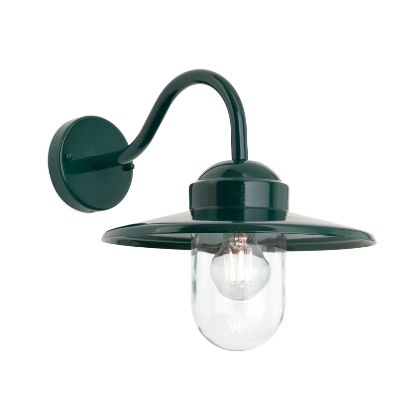 Applique murale extérieure EDWARD 1xE27/60W/230V IP44 vert