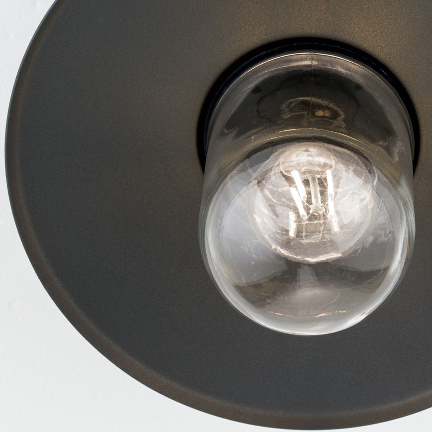 Plafonnier d'extérieur à montage en surface EDWARD 1xE27/60W/230V IP44 anthracite