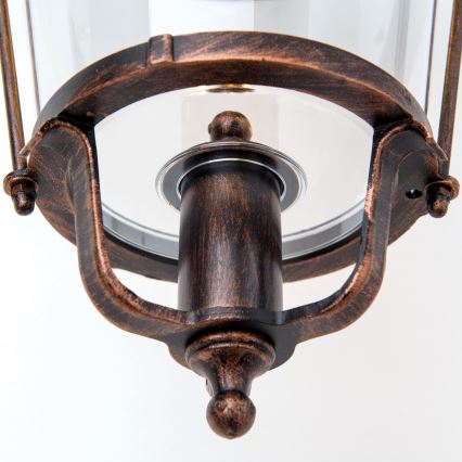 Applique murale extérieure KENZO 1xE27/100W/230V IP44 bronze/patine