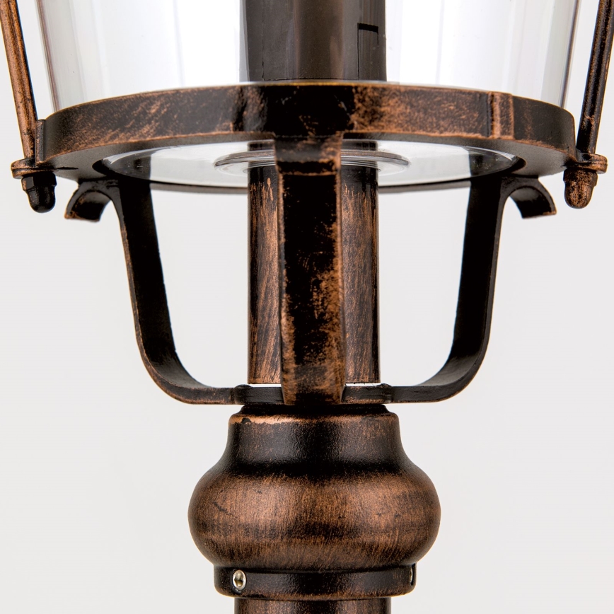 Lampe extérieur KENZO 1xE27/100W/230V IP44 bronze/patine