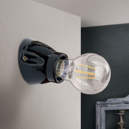 Applique murale FROST 1xE27/60W/230V noire