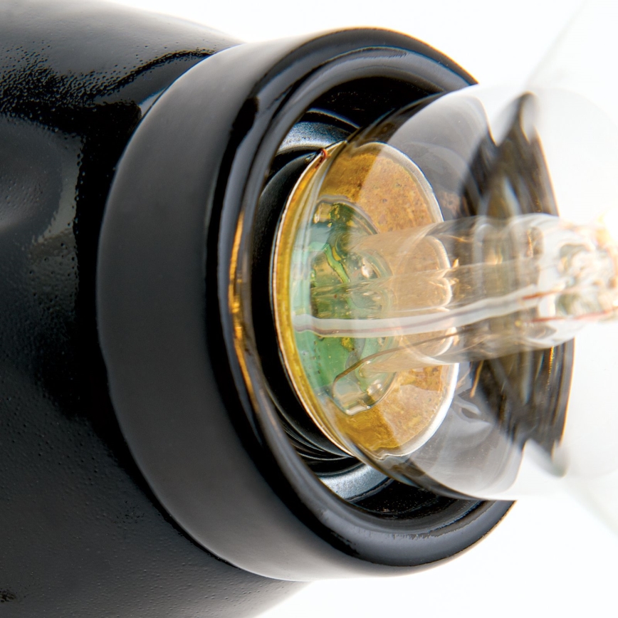 Applique murale FROST 1xE27/60W/230V noire