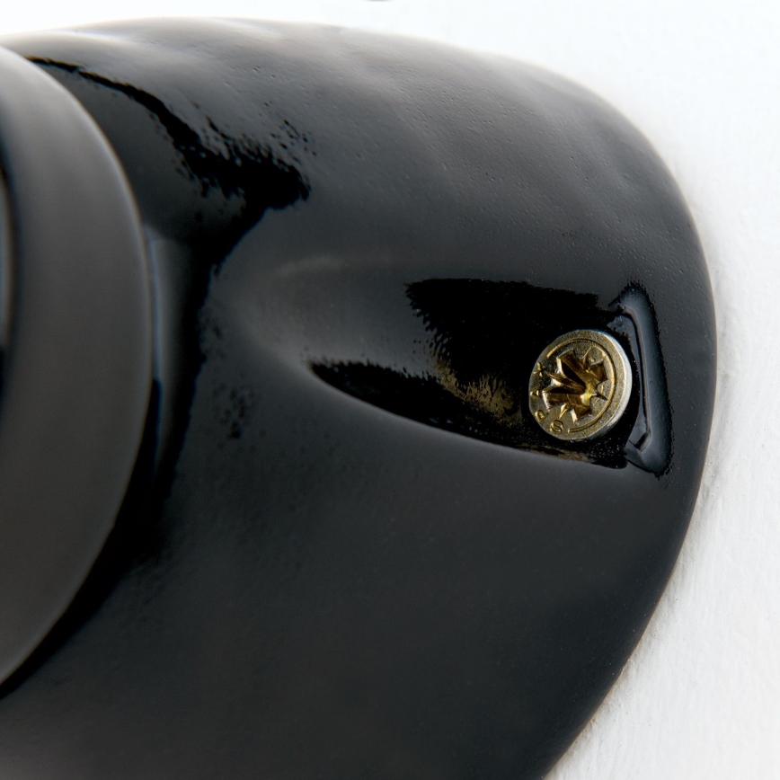 Applique murale FROST 1xE27/60W/230V noire