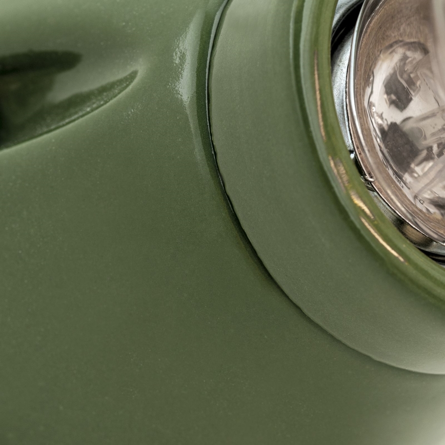 Applique murale FROST 1xE27/60W/230V verte