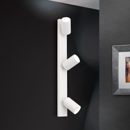 Applique murale à spots SEAN 3xGU10/13W/230V blanche