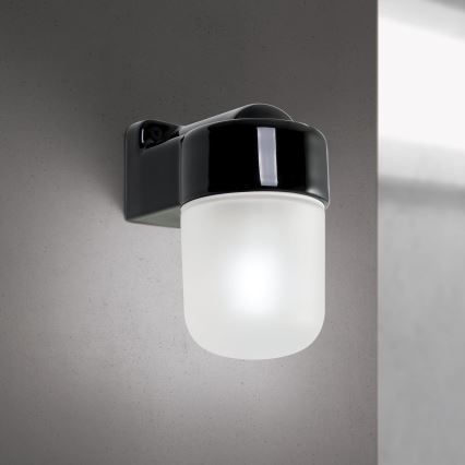 Applique murale OSTIA 1xE27/40W/230V noire