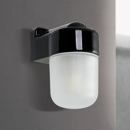 Applique murale OSTIA 1xE27/40W/230V noire