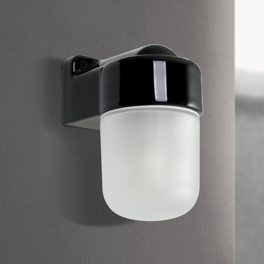 Applique murale OSTIA 1xE27/40W/230V noire