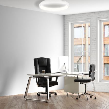 Plafonnier à intensité variable VENUS LED/50W/230V d. 61 cm blanc