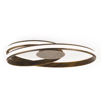 Plafonnier à intensité variable CIRCUS LED/30W/230V marron/patine