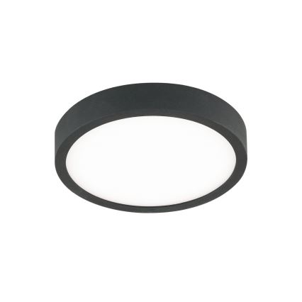 Plafonnier BULLY LED/12W/230V d. 14 cm noir