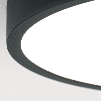 Plafonnier BULLY LED/12W/230V d. 14 cm noir