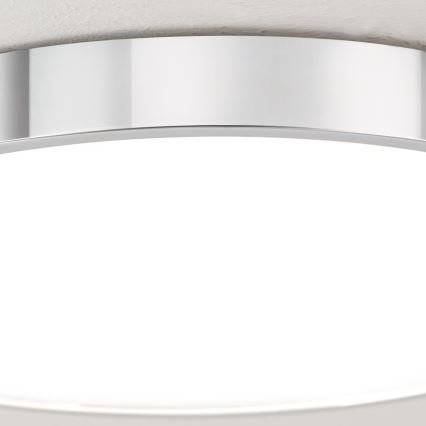 Plafonnier BULLY LED/28W/230V d. 28 cm chrome brillant