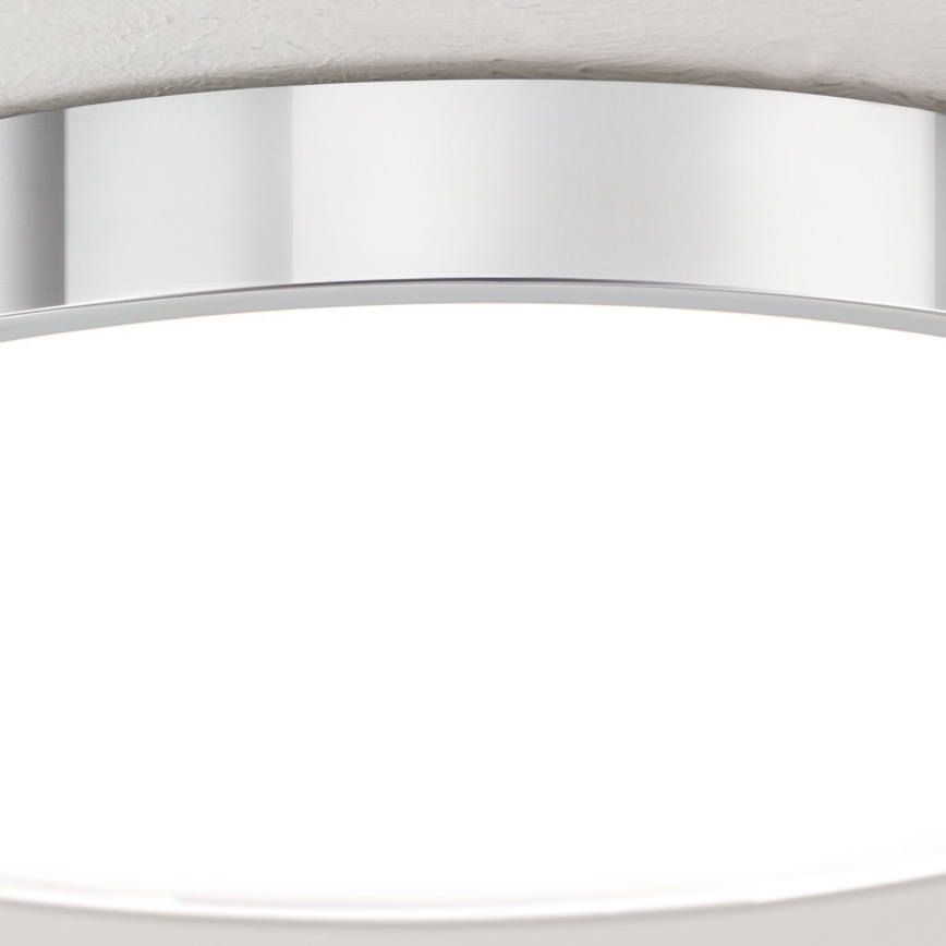 Plafonnier BULLY LED/28W/230V d. 28 cm chrome brillant