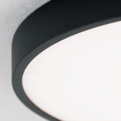 Plafonnier BULLY LED/28W/230V d. 28 cm noir