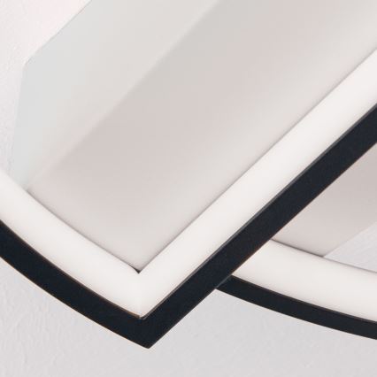 Plafonnier à intensité variable OLGA LED/28W/230V noir/blanc