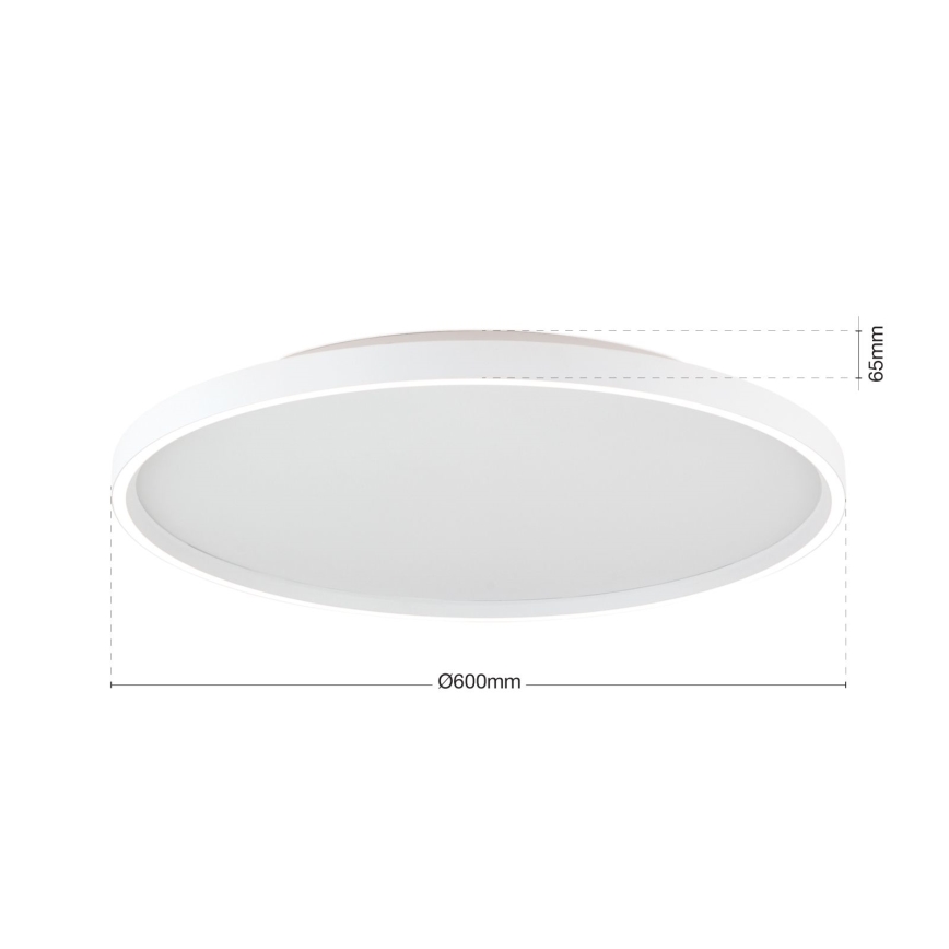 Plafonnier à intensité variable MASCA LED/47W/230V 2700/3350/4000K d. 60 cm blanc