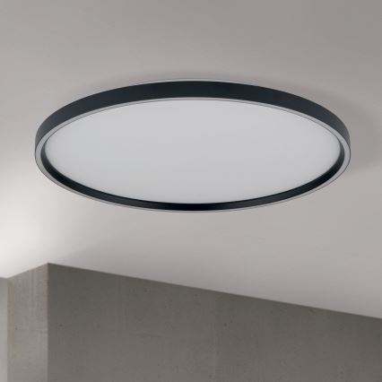 Plafonnier à intensité variable MASCA LED/47W/230V 2700/3350/4000K d. 60 cm noir