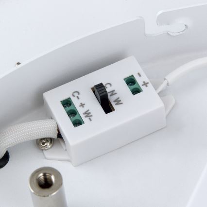 Plafonnier à intensité variable MASCA LED/47W/230V 2700/3350/4000K d. 60 cm noir