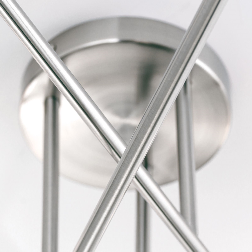 Plafonnier SNOWWHITE 6xG9/20W/230V d. 84 cm chrome mat