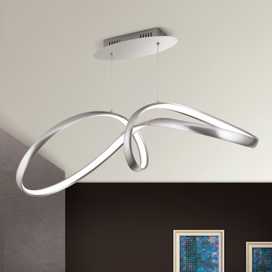 Suspension filaire à intensité variable CIRCUS LED/36W/230V argent
