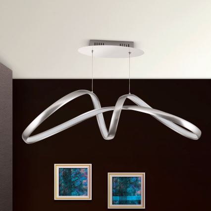 Suspension filaire à intensité variable CIRCUS LED/36W/230V argent