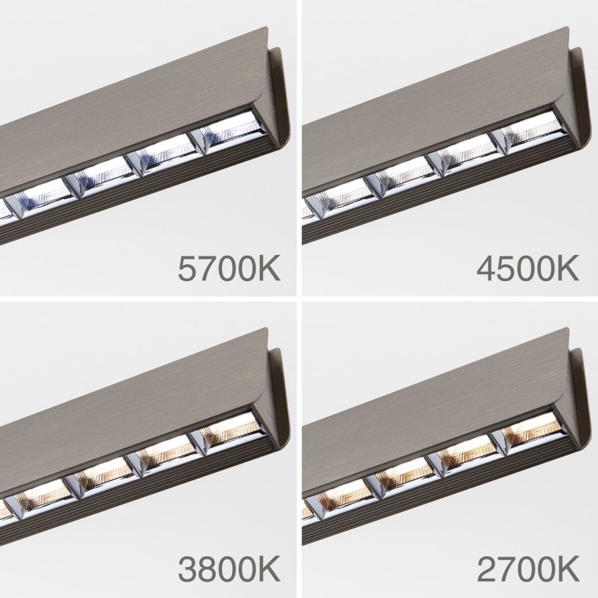 Suspension LED dimmable sur câble TARA LED/44W/230V 2700/3800/4500/5700K chrome mat