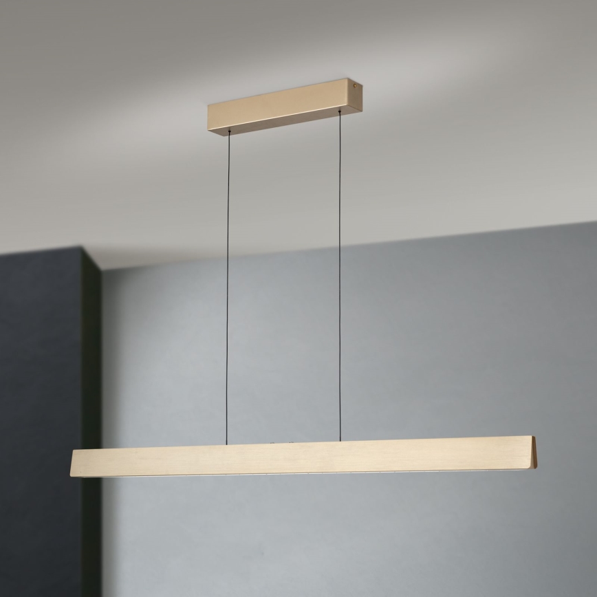 Suspension filaire à intensité variable TARA LED/44W/230V 2700/3800/4500/5700K doré