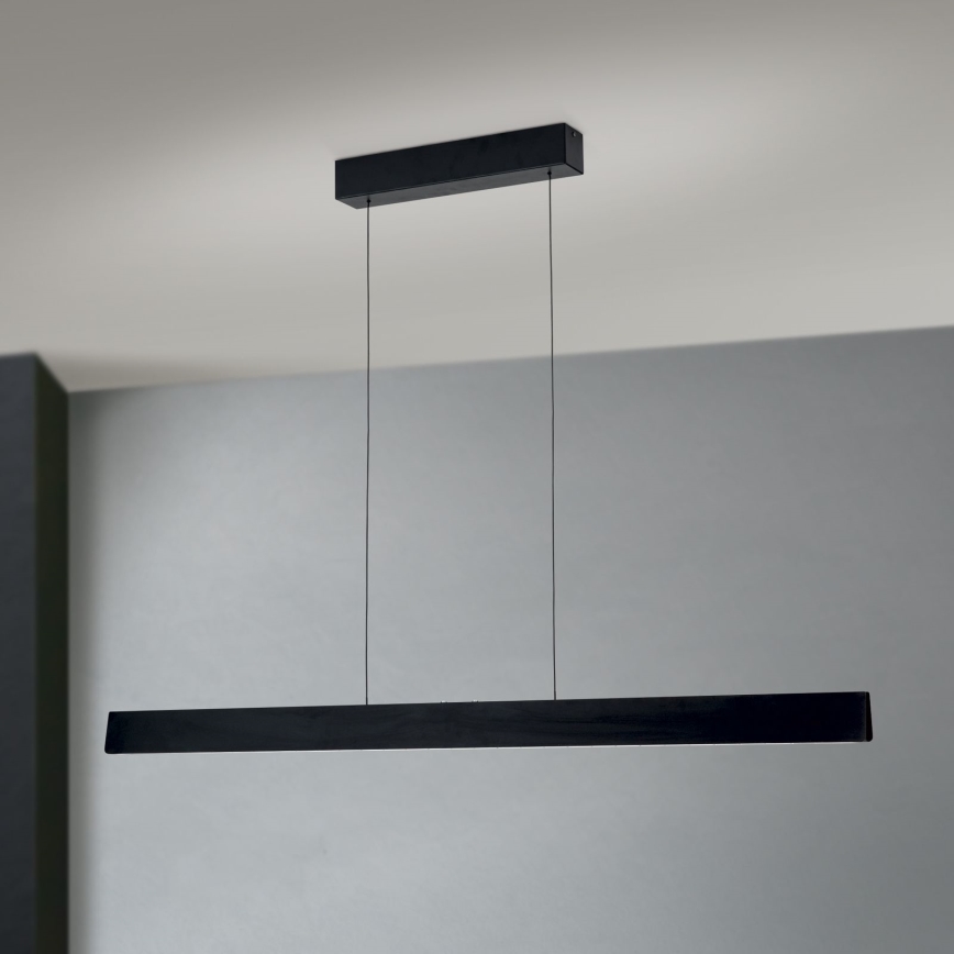 Suspension filaire à intensité variable TARA LED/44W/230V 2700/3800/4500/5700K noir