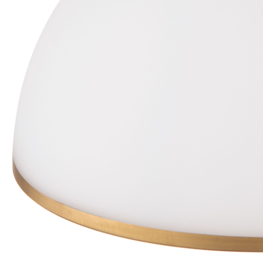 Suspension chaîne OLD LAMP 1xE27/40W/230V d. 30 cm blanc/laiton